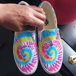 Vans Tie dye Slip ons